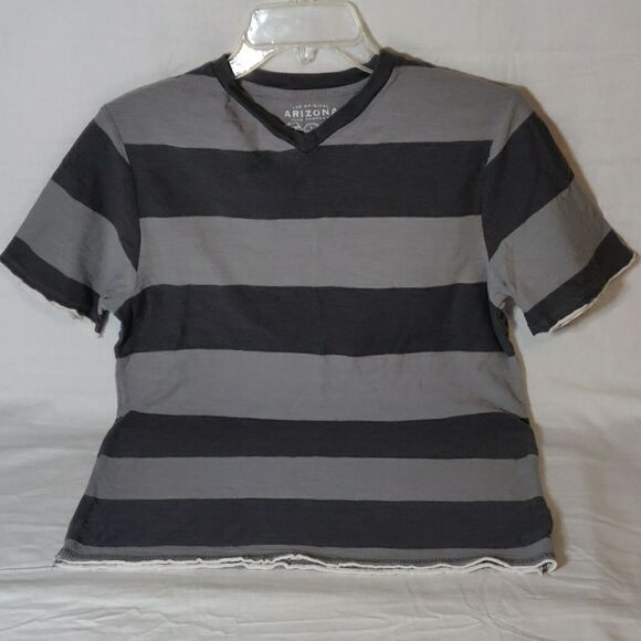 Arizona Jean Co. V-Neck Striped T-Shirt; Lot of 2 - Picture 5 of 7